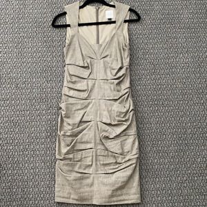 Nicole Miller khaki dress